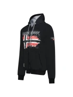 Geografické Nórsko Mikina Grusty DB 100 M WZ3083H/GN-Black pánske