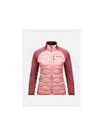 Dámska péřová bunda PEAK PERFORMANCE W Helium Hybrid Down Jacket, ružová farba Dámska péřová bunda PEAK PERFORMANCE W Helium Hybrid Down Jacket, ružová farba