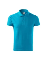 Bavlnená polokošeľa Malfini M MLI-21244 tyrkysová