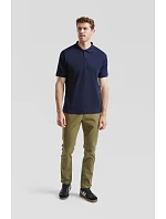 Fruit of the Loom Heavy 65/35 Pique Polo – polo tričko z hrubej bavlny 16.3204 červené