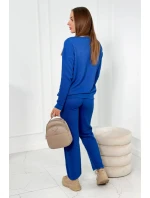 Sveter set mikina + nohavice nevädzovo modrá