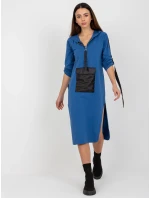 Dámska mikina EM BL 556 1.54 tmavo modrá - FPrice