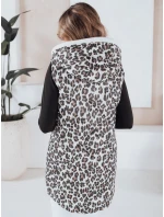 Dámska prešívaná maskáčová vesta ELMERA biela FashionStreet TY5028