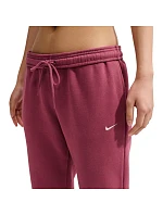 Dámske nohavice Nike Studio Fleece, ružové, IM8076 654