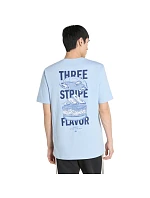 Pánske tričko adidas Burger Flavor Graphic svetlo modré KT9731 Pánske tričko adidas Burger Flavor Graphic svetlo modré KT9731