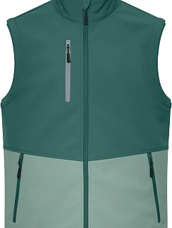 Daiber JN 1888 3-vrstvová softshellová vesta 02.1888 industrial green/foggy green