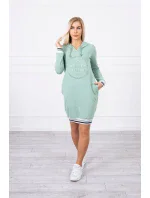Šaty Brooklyn tmavo mätové Šaty Brooklyn tmavo mätové