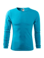 Pánske tričko Fit-T LS tyrkysové