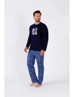 Pánske pyžamo ROY 1471 sivé - M-Max