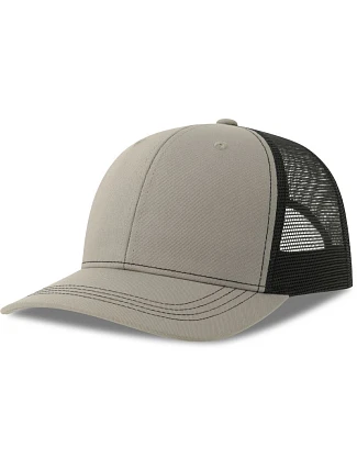 Atlantis Headwear Sonic-S 6-panelová truckerová čiapka 33.0259 šedá/čierna Atlantis Headwear Sonic-S 6-panelová truckerová čiapka 33.0259 šedá/čierna