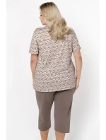 Talianska móda Ramira cr.r. sp.3/4 farba:print/cappuccino