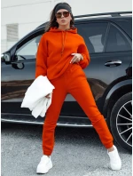 KSENIIA PREMIUM dámska tepláková súprava v oranžovej farbe FashionStreet AY1095