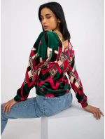 Blúzka DHJ BZ 6550 4.40 tmavo zelená Blúzka DHJ BZ 6550 4.40 tmavo zelená