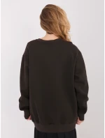 WT BL mikina A1047.69 tmavohnedá