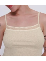 sloggi GO Rebrovaný top so špagetami - GRAY - SLOGGI GRAY - SLOGGI