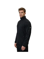 Pánsky fleece 4F M443 deep black melange 4FWSS26TFLEM443 20M Pánsky fleece 4F M443 deep black melange 4FWSS26TFLEM443 20M