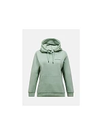 Dámska mikina PEAK PERFORMANCE W Original Small Logo Hood, zelená farba Dámska mikina PEAK PERFORMANCE W Original Small Logo Hood, zelená farba