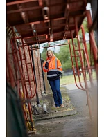 Mikina s kapucňou Yoko HVK 05 Hi-Vis 79.VK05 čierna Mikina s kapucňou Yoko HVK 05 Hi-Vis 79.VK05 čierna