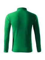 Pique Polo LS pánske polo tričko stredne zelené