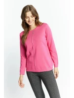 Dámsky sveter QNS0390-004 Dark Pink - Monnari Dámsky sveter QNS0390-004 Dark Pink - Monnari