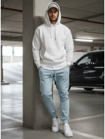 Modré pánske tepláky FashionStreet UX3450
