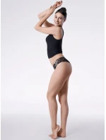 Julimex Tanga Peggy Hnedé nohavičky S-XL