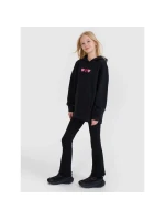 Dievčenská mikina bez prúžkov s kapucňou 4F 4FJRSS25TSWSF2235-20S