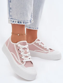 Dámske tenisky na platforme Big Star TT274270 Pink