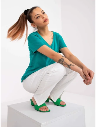 Tričko TW TS 1002.28X tmavo zelená