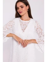 Dámske šaty S380 cream - Stylove