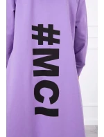 Fialová bunda s potlačou Fialová bunda s potlačou