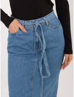 Sukňa D80030BI50248L211 modrá