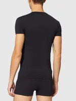 Pánske tričko 111035 1A537 - 00020 - Čierna - Emporio Armani