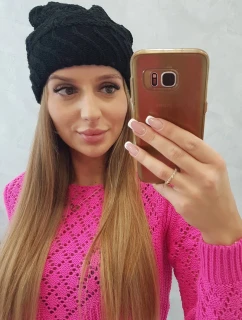 Dámska čiapka Dagmara K332 čierna