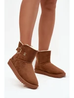 Śniegowce Damskie Z Klamrą Wrangler 20253091.37B Camel