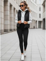 Dámska prešívaná vesta LIKEHUGS black FashionStreet TY4978