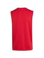Adidas Entrada 26 detské tričko bez rukávov červené KB3937