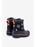 Śniegowce Dziecięce Na Rzepy Lee Cooper LCJ-24-44-2865K Czarne