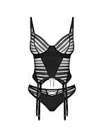 Dámsky sexy korzet Lune Bellis Corset black - Obsessive Dámsky sexy korzet Lune Bellis Corset black - Obsessive