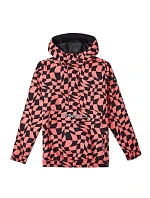 Detská jarná vetrovka O'neill Ridge Lightweight Hooded Jacket Pink Detská jarná vetrovka O'neill Ridge Lightweight Hooded Jacket Pink