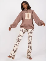 Mikina EM BL 651/D.29X hnedá