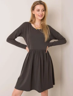 Šaty RV SK 5889.41P tmavá khaki