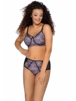 Dámska podprsenka AV 1997 čierno / fialová - AVA