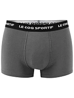 Le Coq Sportif pánske boxerky 3PAK black grey burgundy Le Coq Sportif pánske boxerky 3PAK black grey burgundy