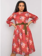 Šaty LK SK 507267.28 bordová