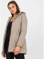 Dámska bunda NM KR P22 6206 62.70P tmavo lila