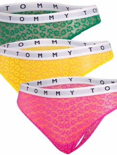 Tommy Hilfiger 3Pack tangá nohavičky UW0UW025240Y0 Yellow/Green/Pink