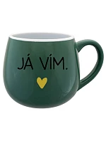 VIEM - zelený keramický hrnček 300 ml