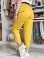 Dámske cargo nohavice GOTRENDI horčicové FashionStreet UY2527