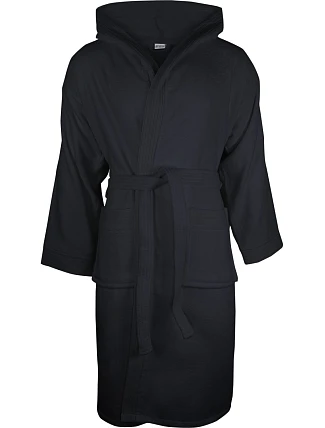 The One Towelling Velour Bathrobe Župan s kapucňou 48.1043 antracit The One Towelling Velour Bathrobe Župan s kapucňou 48.1043 antracit